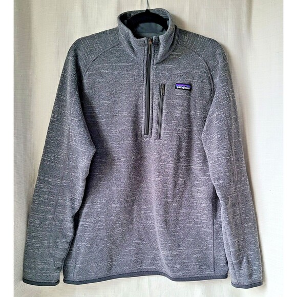 Patagonia Other - Patagonia Better Sweater Men’s Medium Gray 1/4 Zip Fleece Pullover